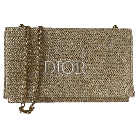 pochette dior paille|dior vestiaire femme petite.